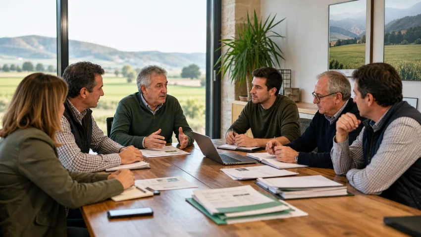 Reunión de representación y gobierno de ASAJA Huesca